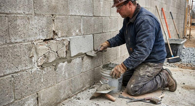 Block Masonry Repair in Old Bridge, NJ
