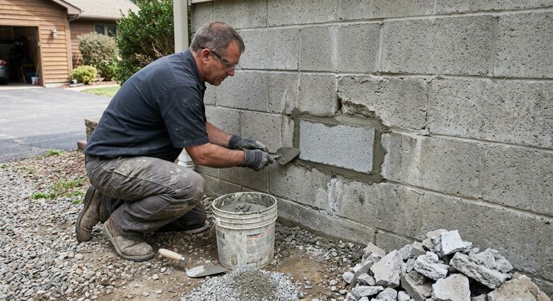 Block Wall Repair in Green Village, NJ