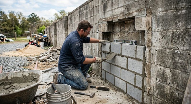 Block Wall Repair in Holmdel, NJ