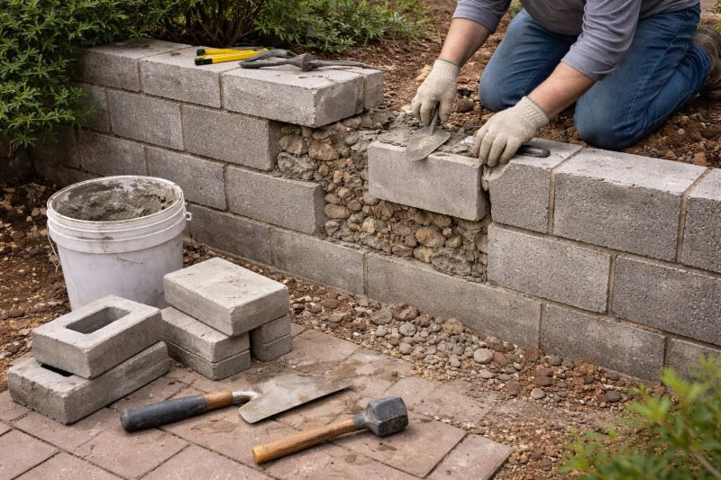 Block Wall Repair in Millburn, NJ