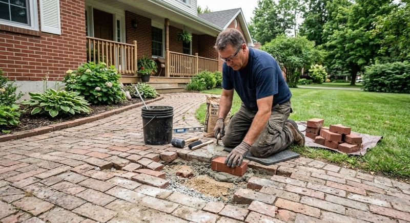 Brick Flatwork Repair in Iselin, NJ