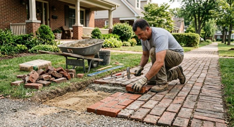 Brick Flatwork Repair in South Plainfield, NJ