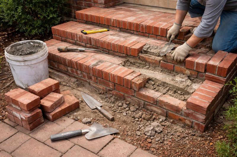 Brick Stairs Repair in Old Bridge, NJ