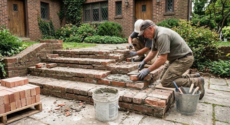 Brick Stairs Repair in Manasquan, NJ