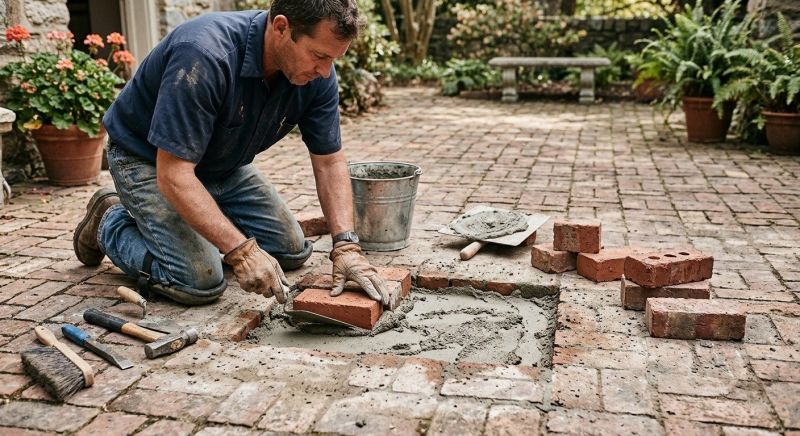 Brick Stoop Repair in Old Bridge, NJ