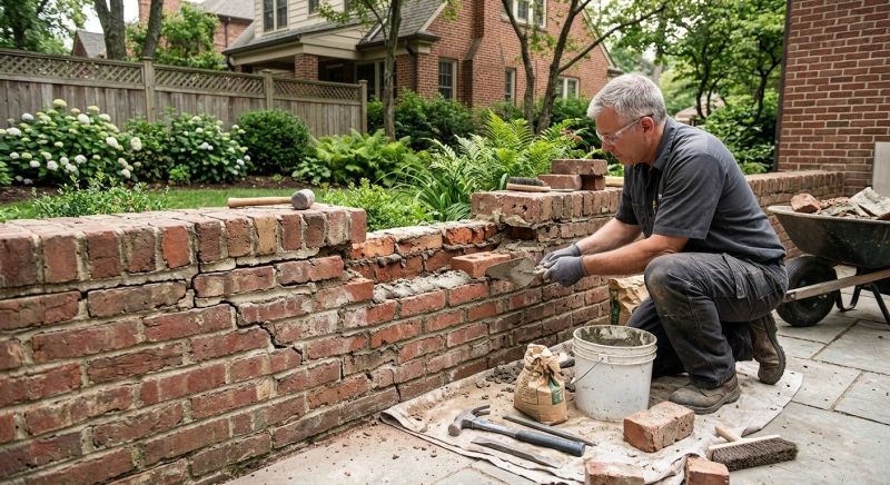 Brick Wall Repair in Bridgewater, NJ