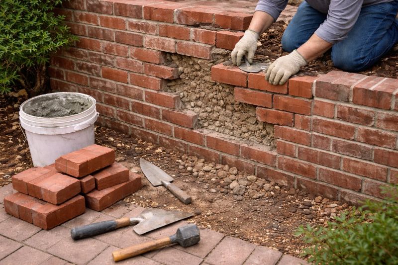 Brick Wall Repair in Lakewood, NJ