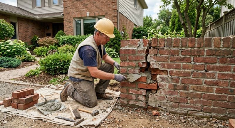 Brick Wall Repair in Rumson, NJ