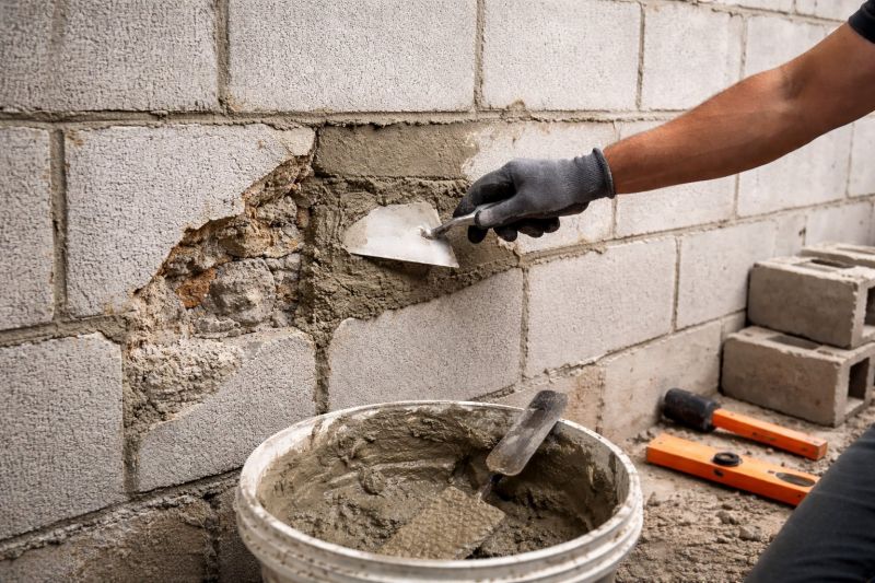 Cinder Block Wall Repair in Long Branch, NJ