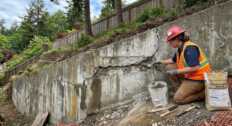 Retaining Wall Repair in Berkeley Heights, NJ