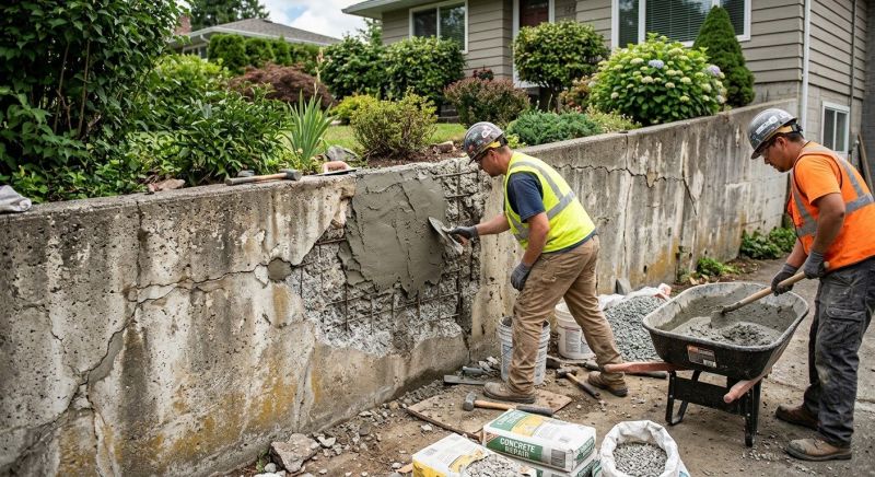 Retaining Wall Repair in Matawan, NJ