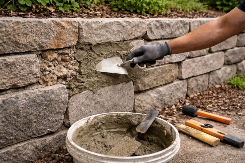 Retaining Wall Repair in Mercer County, NJ