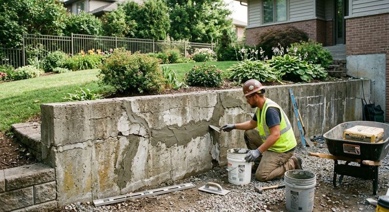 Retaining Wall Repair in Middlesex, NJ