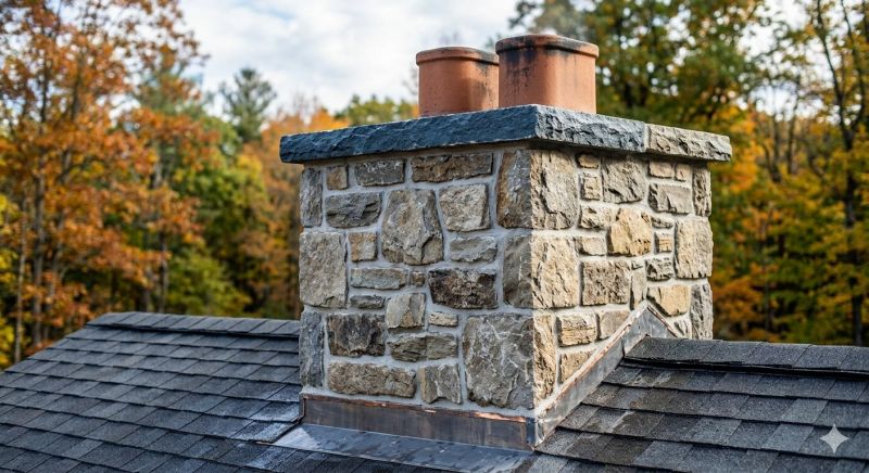 Stone Chimney Installation in Holmdel, NJ