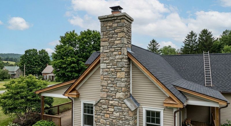 Stone Chimney Installation in Old Bridge, NJ