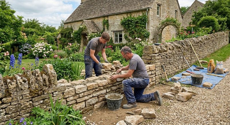 Stone Wall Repair in Union, NJ