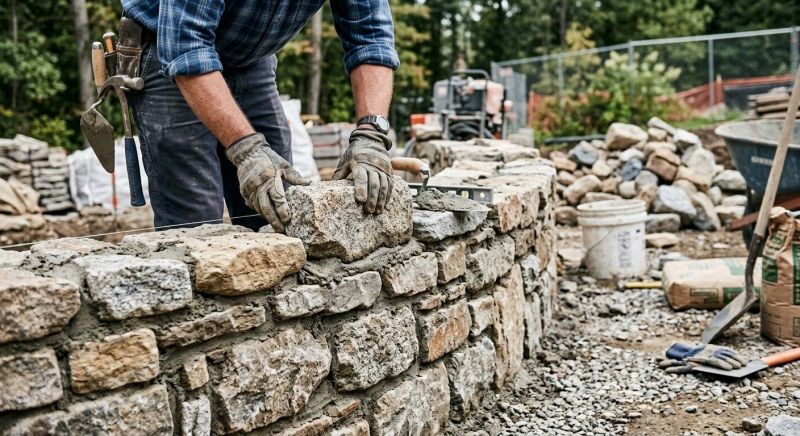 Stonework Installation in Hightstown, NJ