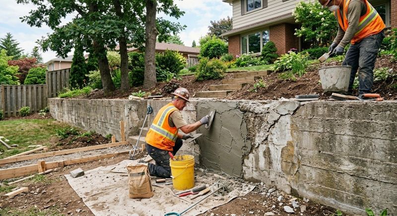 Retaining Wall Repair in Lawrence Township, NJ