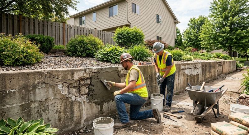 Retaining Wall Repair in Basking Ridge, NJ